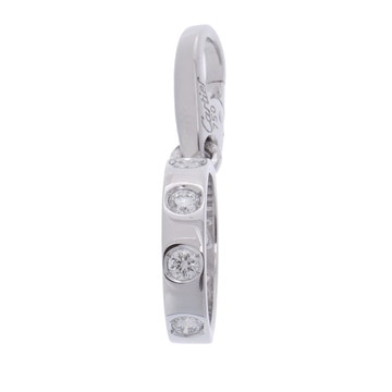 カルティエ ラブチャーム 7PD シルバー K18ホワイトゴールド WG レディース ジュエリー 【中古】【jewelry】