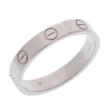 カルティエ ミニラブリング #53 シルバー K18ホワイトゴールド WG レディース ジュエリー 【中古】【jewelry】