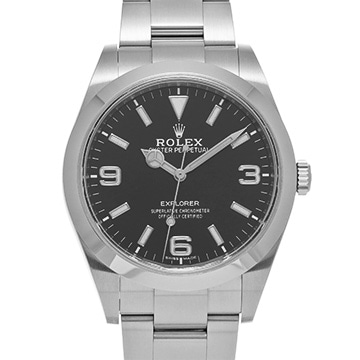 ロレックス エクスプローラー 214270 ブラック メンズ 時計 【中古】【wristwatch】