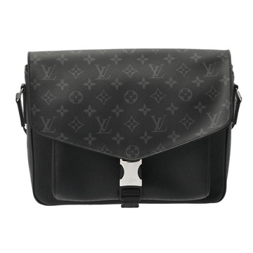 ルイ ヴィトン タイガラマ フラップ メッセンジャー ノワール M30746 レザー メンズ バッグ 【中古】【bag】