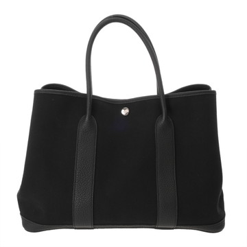 エルメス ガーデンパーティ PM ブラック トワルオフィシェ/ネゴンダ レディース バッグ 【中古】【bag】