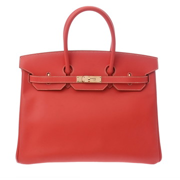 エルメス バーキン 35 キャンディ ローズジャイプール/ゴールド ヴォーエプソン レディース バッグ 【中古】【bag】
