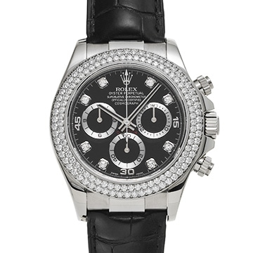 ロレックス コスモグラフ デイトナ 116589RBR ブラック/ダイヤモンド メンズ 時計 【中古】【wristwatch】