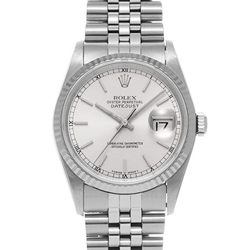 ロレックス デイトジャスト 16234 シルバー メンズ 時計 【中古】【wristwatch】