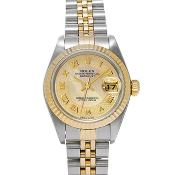 ロレックス デイトジャスト 79173NRD イエローシェル レディース 時計 【中古】【wristwatch】