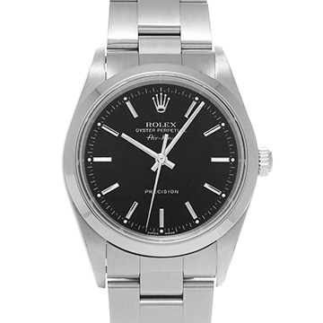 ロレックス エアキング 14000M ブラック メンズ 時計 【中古】【wristwatch】