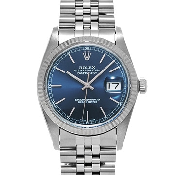 ロレックス デイトジャスト 16014 ブルー メンズ 時計 【中古】【wristwatch】