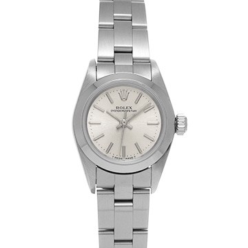ロレックス オイスターパーペチュアル 67180 シルバー レディース 時計 【中古】【wristwatch】