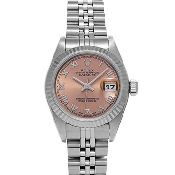 ロレックス デイトジャスト 79174 ピンク レディース 時計 【中古】【wristwatch】