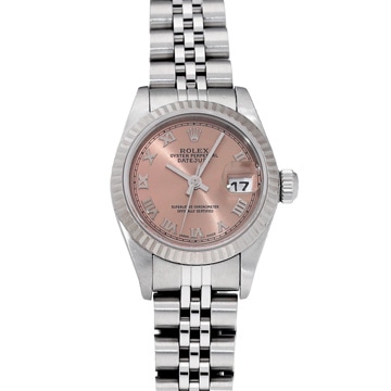 ロレックス デイトジャスト 79174 ピンク レディース 時計 【中古】【wristwatch】