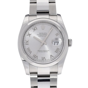 ロレックス デイトジャスト 116200 グレー メンズ 時計 【中古】【wristwatch】