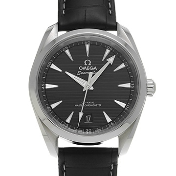 オメガ シーマスター アクアテラ コーアクシャル マスタークロノメーター 220.13.38.20.01.001 ブラック メンズ 時計 【中古】【wristwatch】