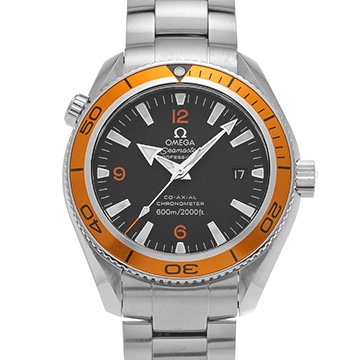 オメガ シーマスター プラネットオーシャン 600 コーアクシャル 2209.50 ブラック メンズ 時計 【中古】【wristwatch】