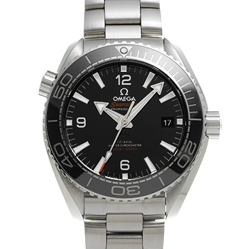 オメガ シーマスター プラネットオーシャン 600 コーアクシャル マスタークロノメーター 215.30.44.21.01.001 ブラック メンズ 時計 【中古】【wristwatch】