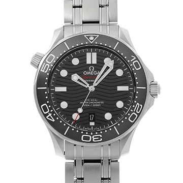 オメガ シーマスター ダイバー300 コーアクシャル マスタークロノメーター 210.30.42.20.01.001 ブラック メンズ 時計 【中古】【wristwatch】