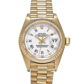 ロレックス デイトジャスト 26 69178G ホワイト/ダイヤモンド レディース 時計 【中古】【wristwatch】