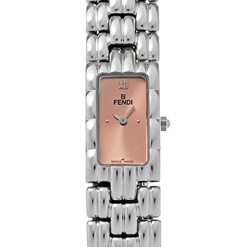 フェンディ レクタングル 660L ピンク レディース 時計 【中古】【wristwatch】
