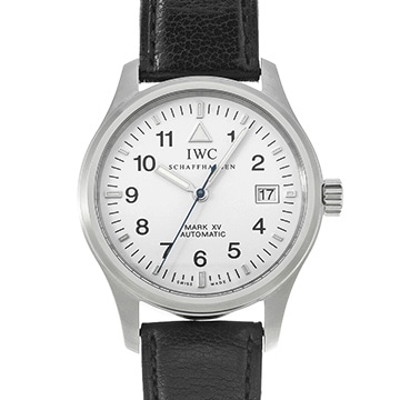 IWC パイロットウォッチ マークXV IW325309 ホワイト メンズ 時計 【中古】【wristwatch】