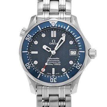 オメガ シーマスター 300 デイト 2551.80 ブルー メンズ 時計 【中古】【wristwatch】