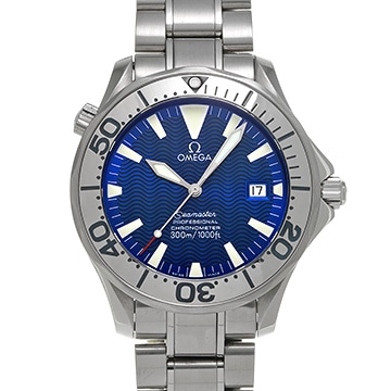 オメガ シーマスター プロフェッショナル 300 2255.80 ブルー メンズ 時計 【中古】【wristwatch】