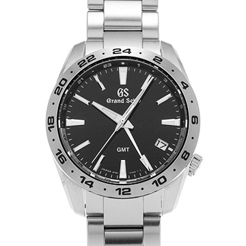 グランドセイコー スポーツコレクション クォーツ GMT SBGN027 ブラック メンズ 時計 【中古】【wristwatch】
