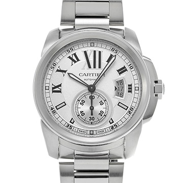 カルティエ カリブル ドゥ カルティエ W7100015 シルバー メンズ 時計 【中古】【wristwatch】