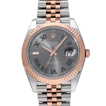 ロレックス デイトジャスト 41 126331 スレート メンズ 時計 【中古】【wristwatch】