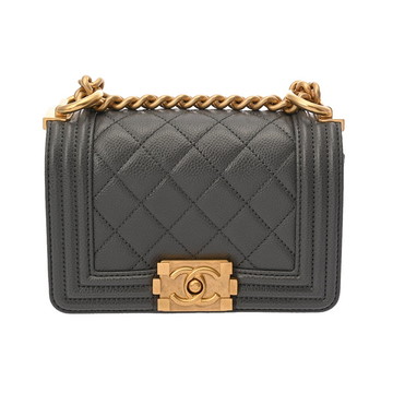 ディオール ボーシャネル ミニチェーンショルダー 15cm グレー A67364 グレインドカーフスキン レディース バッグ 【中古】【bag】