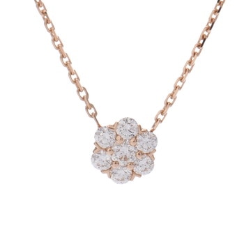 ヴァン クリーフ&アーペル フルーレット ネックレス スモール ゴールド VCARPEBC00 K18ピンクゴールド PG レディース ジュエリー 【中古】【jewelry】