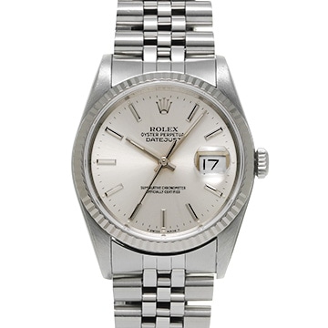 ロレックス デイトジャスト 16234 シルバー メンズ 時計 【中古】【wristwatch】