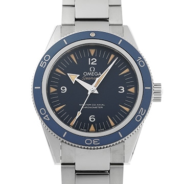 オメガ シーマスター 300 マスターコーアクシャル 233.90.41.21.03.001 ブルー メンズ 時計 【中古】【wristwatch】