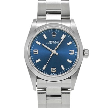 ロレックス オイスターパーペチュアル 77080 ブルー ユニセックス 時計 【中古】【wristwatch】