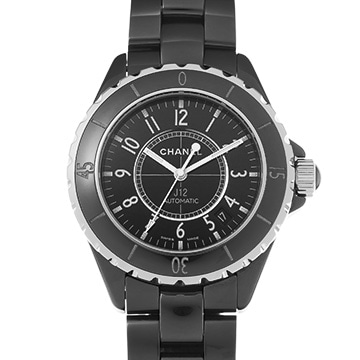 シャネル J12 38MM H0685 ブラックラッカー メンズ 時計 【中古】【wristwatch】