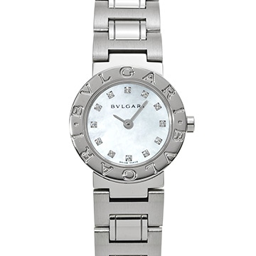 ブルガリ ブルガリブルガリ BB23WSS ホワイトシェル/ダイヤモンド レディース 時計 【中古】【wristwatch】