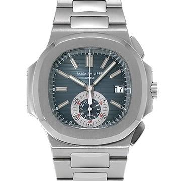 パテック フィリップ ノーチラス クロノグラフ 5980/1A-001 ブルー メンズ 時計 【中古】【wristwatch】
