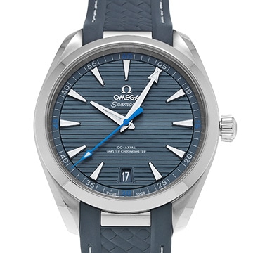 オメガ シーマスター アクアテラ コーアクシャル マスタークロノメーター 220.12.41.21.03.002 ブルー メンズ 時計 【中古】【wristwatch】
