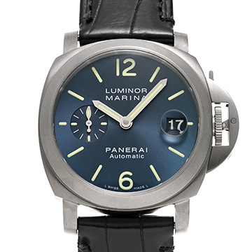 パネライ ルミノール マリーナ PAM00282 ブルー メンズ 時計 【中古】【wristwatch】