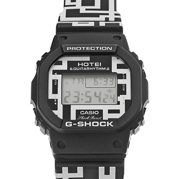 カシオ Gショック 布袋寅泰35周年 ギターリズム モデル DW-5600HT-1JR LCD メンズ 時計 【中古】【wristwatch】
