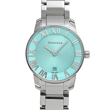 ティファニー アトラス 2ハンド 29mm 63452807 ティファニーブルー レディース 時計 【中古】【wristwatch】