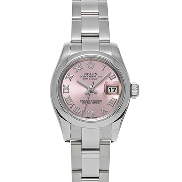 ロレックス デイトジャスト 179160 ピンク レディース 時計 【中古】【wristwatch】