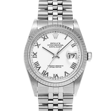 ロレックス デイトジャスト 16234 ホワイト メンズ 時計 【中古】【wristwatch】