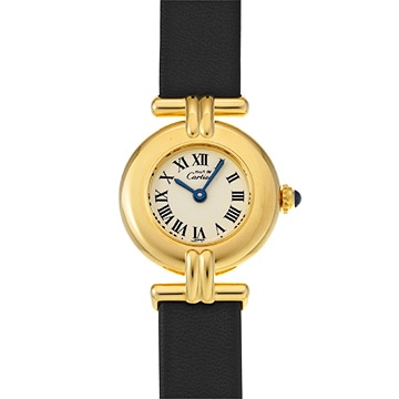 カルティエ マスト コリゼ ヴェルメイユ SM 590002 アイボリー レディース 時計 【中古】【wristwatch】