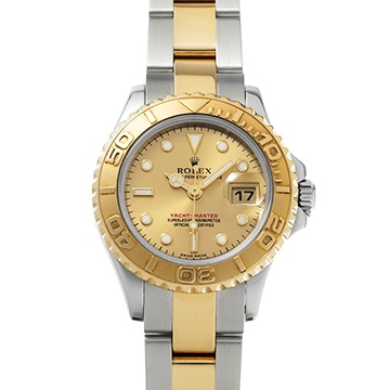 ロレックス ヨットマスター 29 169623 シャンパン レディース 時計 【中古】【wristwatch】