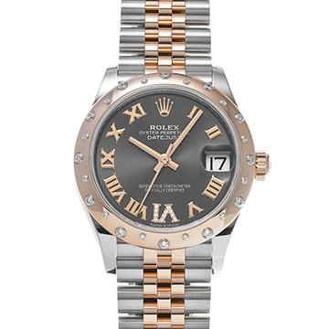 ロレックス デイトジャスト 31 278341RBR スレート/ダイヤモンド ユニセックス 時計 【中古】【wristwatch】