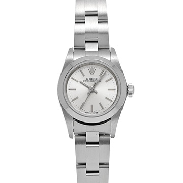 ロレックス オイスターパーペチュアル 76080 シルバー レディース 時計 【中古】【wristwatch】