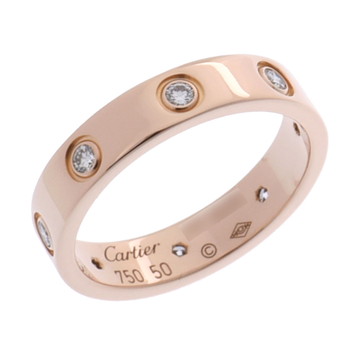 カルティエ ミニラブリング #50 8PD ゴールド B4050850 K18ピンクゴールド PG レディース ジュエリー 【中古】【jewelry】