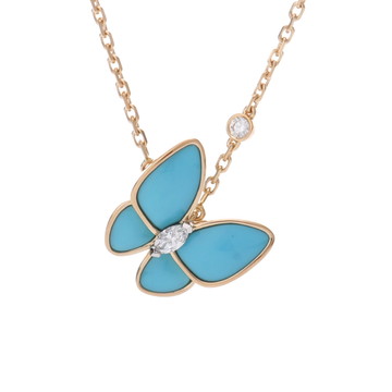 ヴァン クリーフ&アーペル ドゥパピヨン ネックレス  ゴールド VCARP7UP00 K18イエローゴールド YG レディース ジュエリー 【中古】【jewelry】