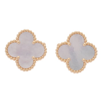 ヴァン クリーフ&アーペル ヴィンテージアルハンブラ イヤリング ゴールド VCARA44100 K18イエローゴールド YG レディース ジュエリー 【中古】【jewelry】