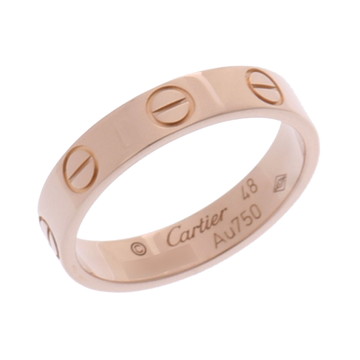 カルティエ ミニラブリング #48 ゴールド K18ピンクゴールド PG レディース ジュエリー 【中古】【jewelry】