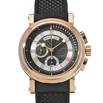 ブレゲ マリーン II クロノグラフ 5827BR/Z2/5ZU グレー メンズ 時計 【中古】【wristwatch】
